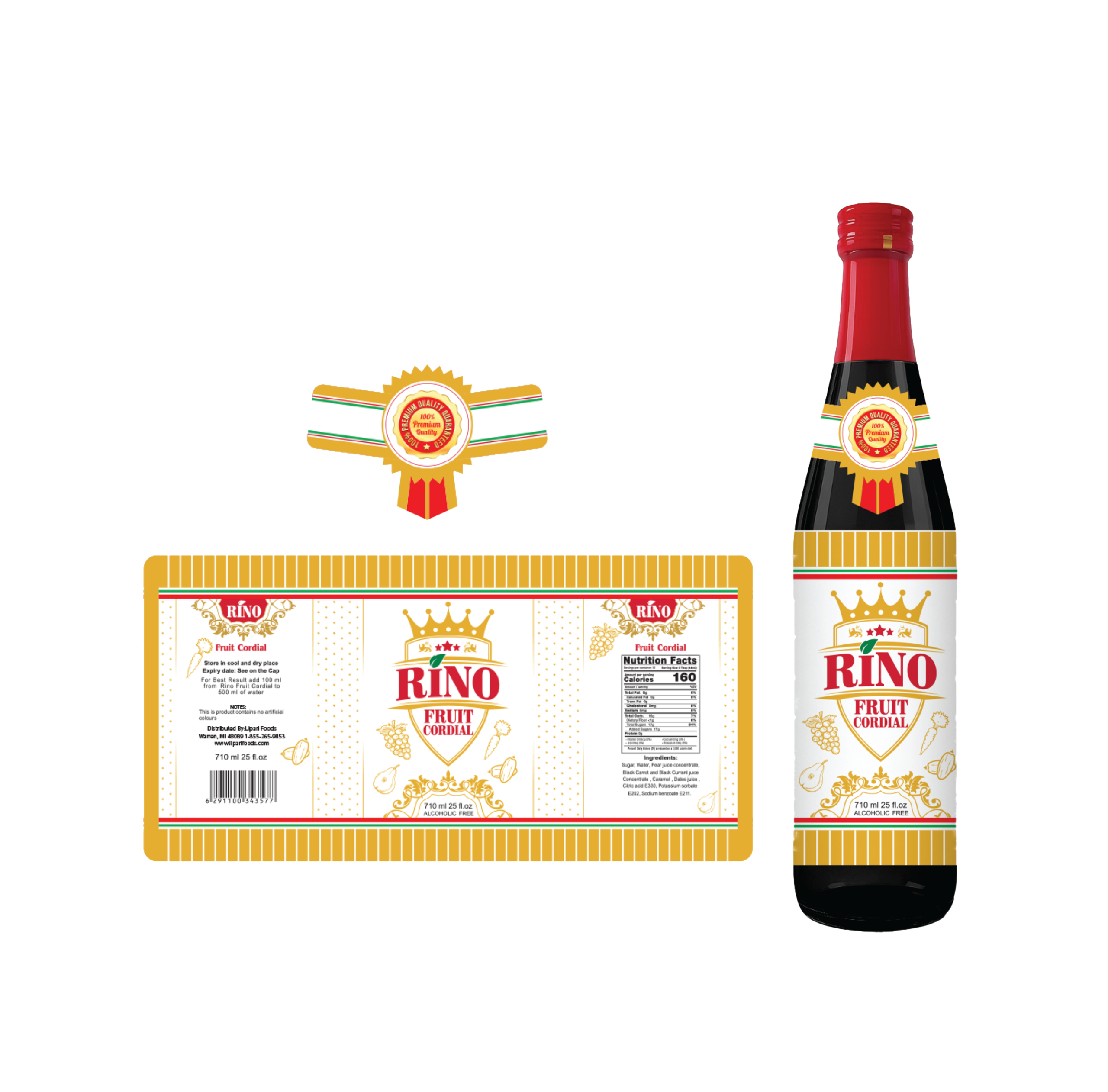 fruit cordial Projects Packaging