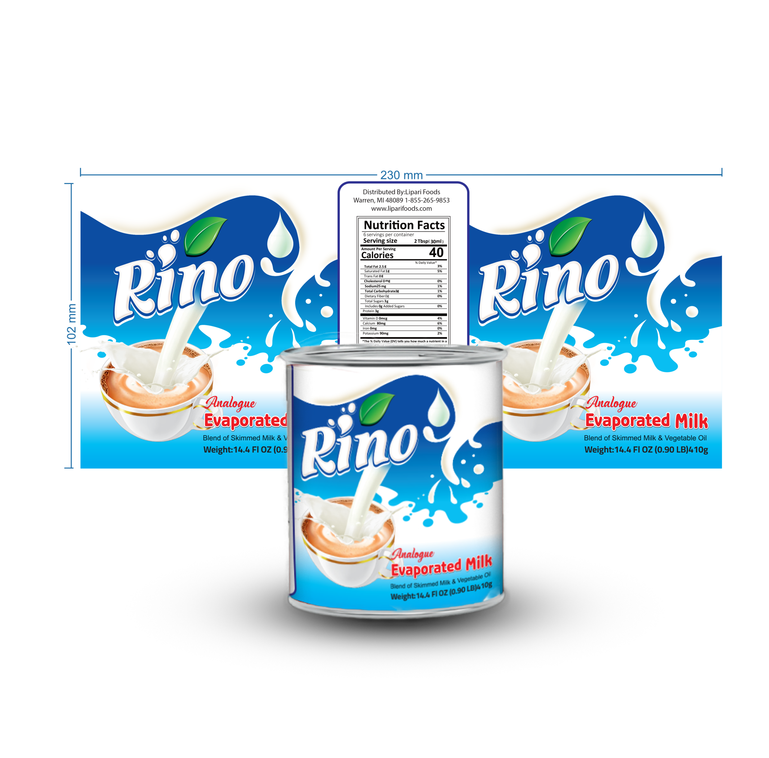 rino evap Projects Packaging